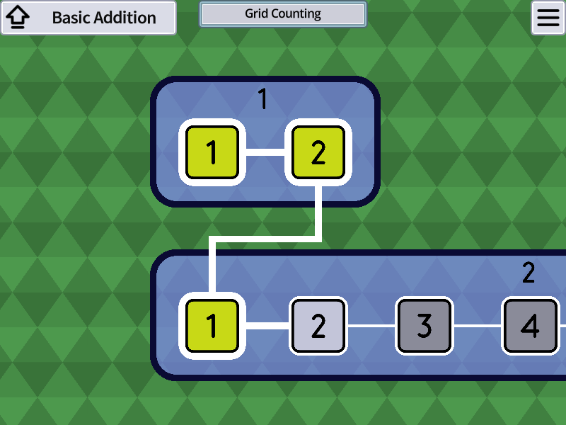 Super Practica 0.8.0 screenshot: Level-select screen.